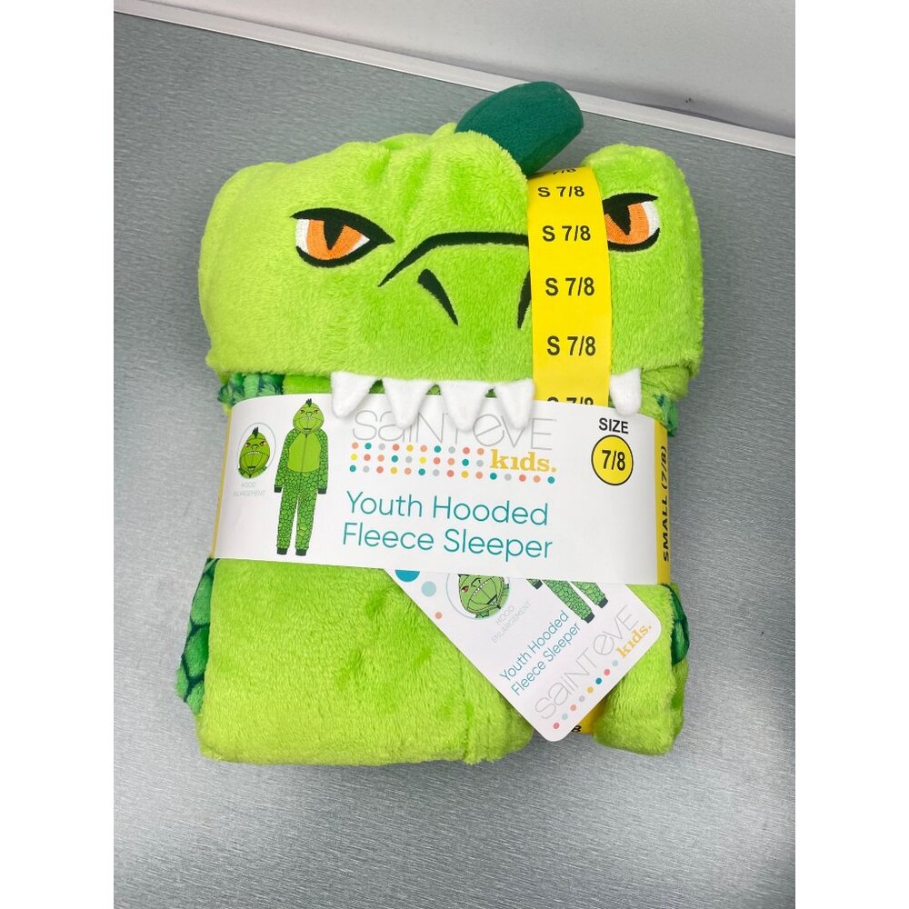 SAINT EVE DINO YOUTH BLANKET SLEEPER SIZE 7-8 - Picture 3 of 9